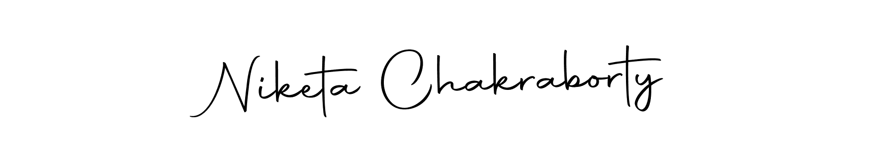 Niketa Chakraborty stylish signature style. Best Handwritten Sign (Autography-DOLnW) for my name. Handwritten Signature Collection Ideas for my name Niketa Chakraborty. Niketa Chakraborty signature style 10 images and pictures png