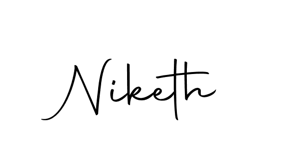 Also we have Niketh name is the best signature style. Create professional handwritten signature collection using Autography-DOLnW autograph style. Niketh signature style 10 images and pictures png