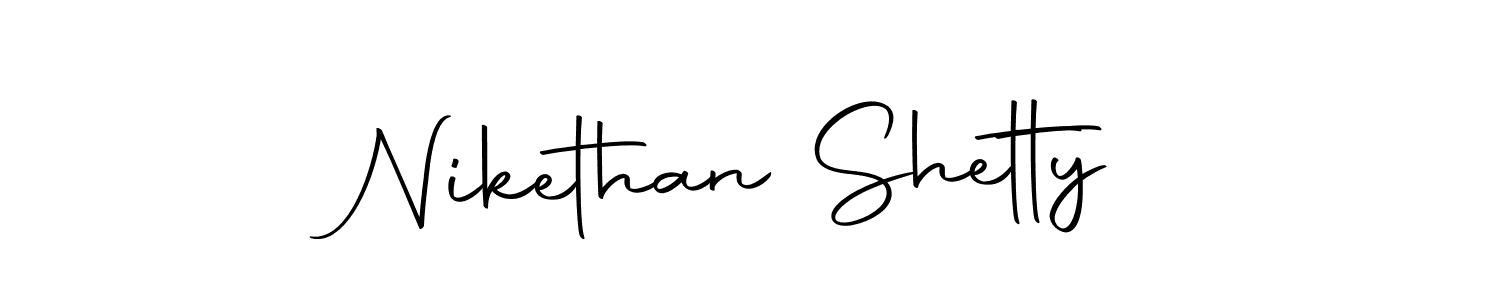 if you are searching for the best signature style for your name Nikethan Shetty. so please give up your signature search. here we have designed multiple signature styles  using Autography-DOLnW. Nikethan Shetty signature style 10 images and pictures png