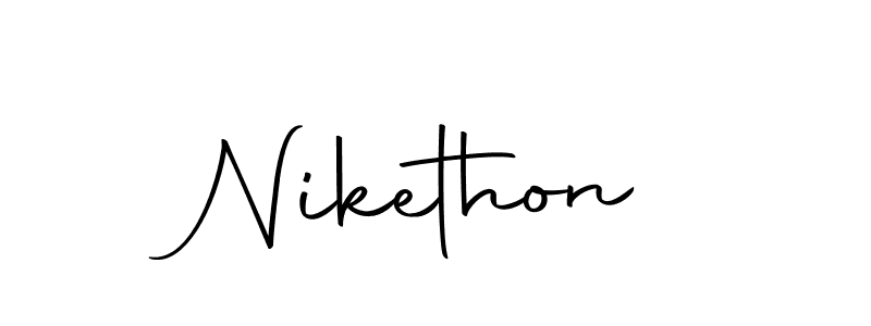 Use a signature maker to create a handwritten signature online. With this signature software, you can design (Autography-DOLnW) your own signature for name Nikethon. Nikethon signature style 10 images and pictures png