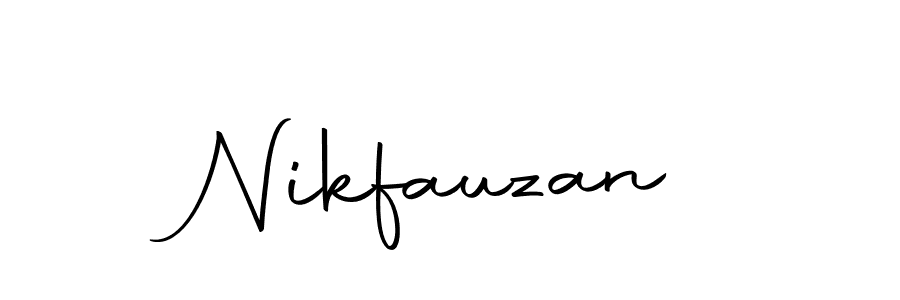 Make a beautiful signature design for name Nikfauzan. Use this online signature maker to create a handwritten signature for free. Nikfauzan signature style 10 images and pictures png