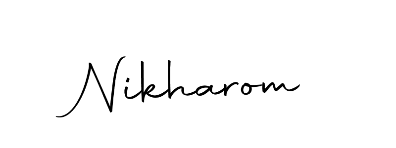 This is the best signature style for the Nikharom name. Also you like these signature font (Autography-DOLnW). Mix name signature. Nikharom signature style 10 images and pictures png