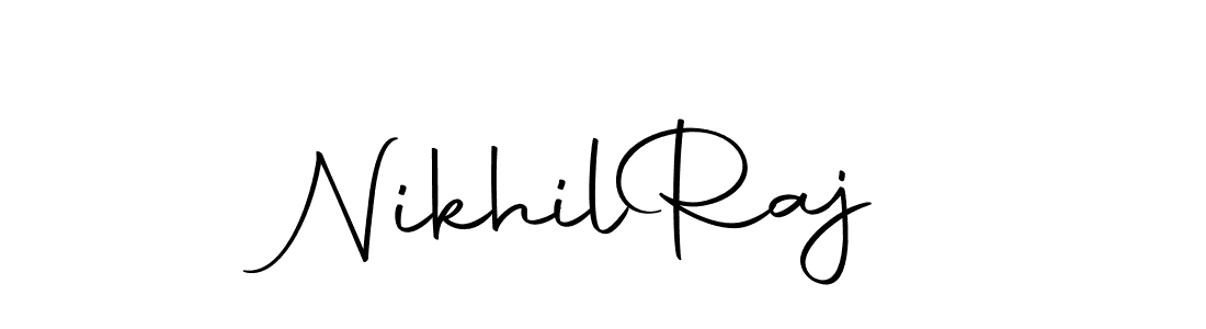 You can use this online signature creator to create a handwritten signature for the name Nikhil  Raj. This is the best online autograph maker. Nikhil  Raj signature style 10 images and pictures png