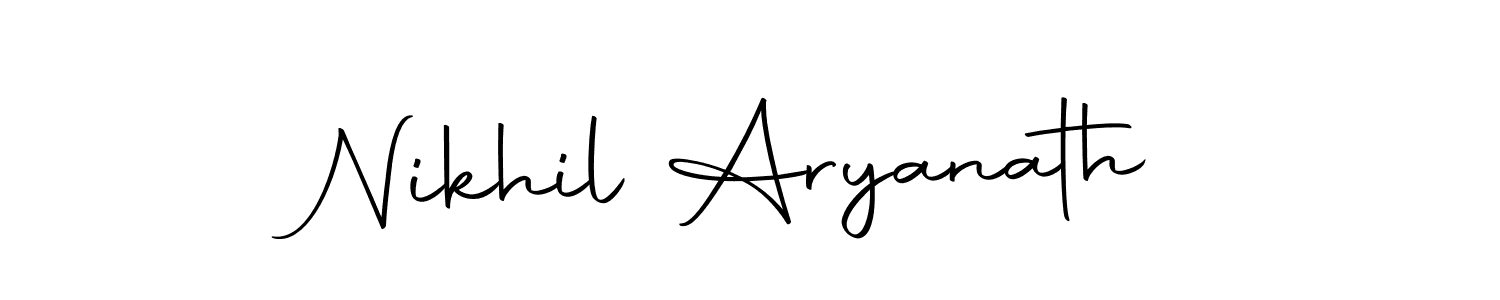 Also we have Nikhil Aryanath name is the best signature style. Create professional handwritten signature collection using Autography-DOLnW autograph style. Nikhil Aryanath signature style 10 images and pictures png