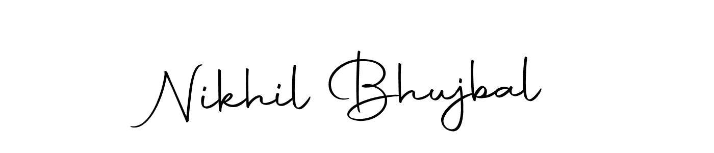 if you are searching for the best signature style for your name Nikhil Bhujbal. so please give up your signature search. here we have designed multiple signature styles  using Autography-DOLnW. Nikhil Bhujbal signature style 10 images and pictures png