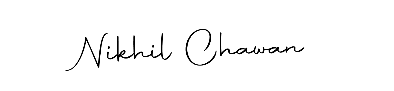 Nikhil Chawan stylish signature style. Best Handwritten Sign (Autography-DOLnW) for my name. Handwritten Signature Collection Ideas for my name Nikhil Chawan. Nikhil Chawan signature style 10 images and pictures png