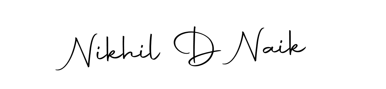 Make a beautiful signature design for name Nikhil D Naik. With this signature (Autography-DOLnW) style, you can create a handwritten signature for free. Nikhil D Naik signature style 10 images and pictures png