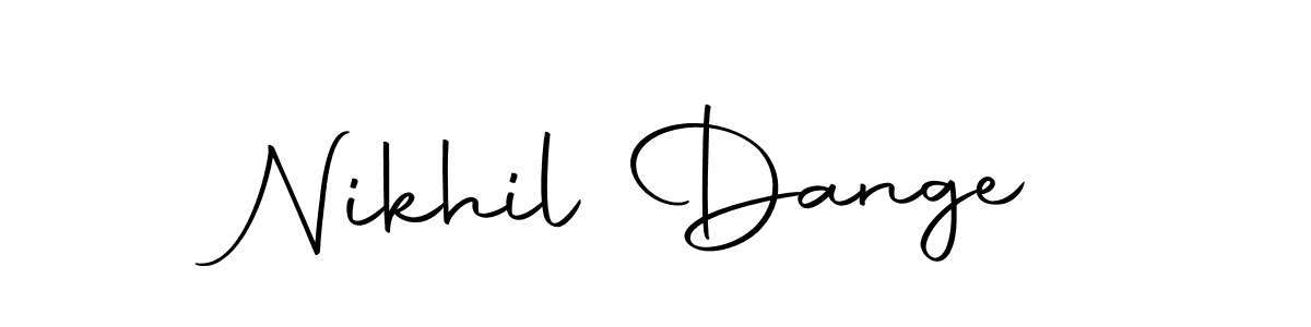 Autography-DOLnW is a professional signature style that is perfect for those who want to add a touch of class to their signature. It is also a great choice for those who want to make their signature more unique. Get Nikhil Dange name to fancy signature for free. Nikhil Dange signature style 10 images and pictures png