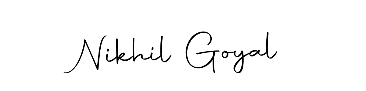 Make a beautiful signature design for name Nikhil Goyal. Use this online signature maker to create a handwritten signature for free. Nikhil Goyal signature style 10 images and pictures png