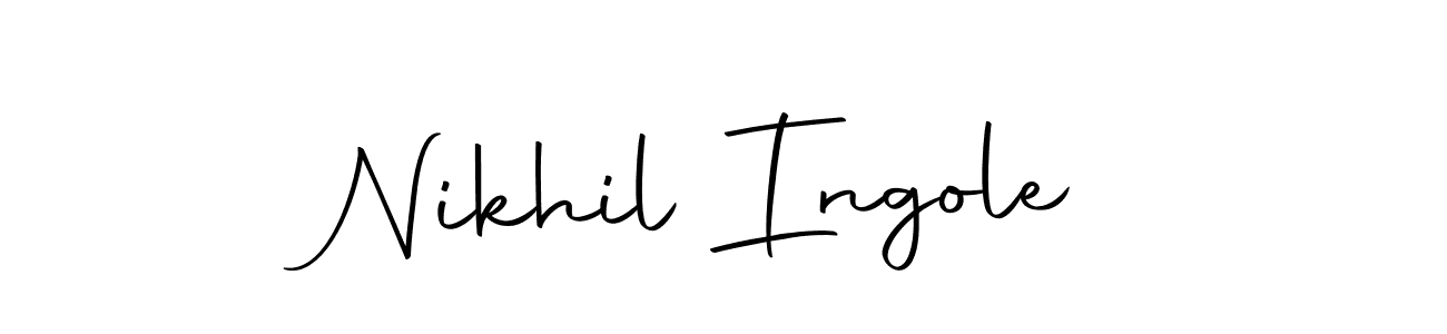 How to make Nikhil Ingole signature? Autography-DOLnW is a professional autograph style. Create handwritten signature for Nikhil Ingole name. Nikhil Ingole signature style 10 images and pictures png