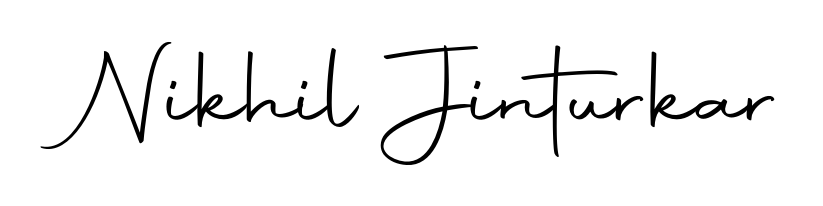 A dynamic signature style for Nikhil Jinturkar using Autography-DOLnW script. Designed to look authentic, handwritten, and professional. Nikhil Jinturkar signature style 10 images and pictures png