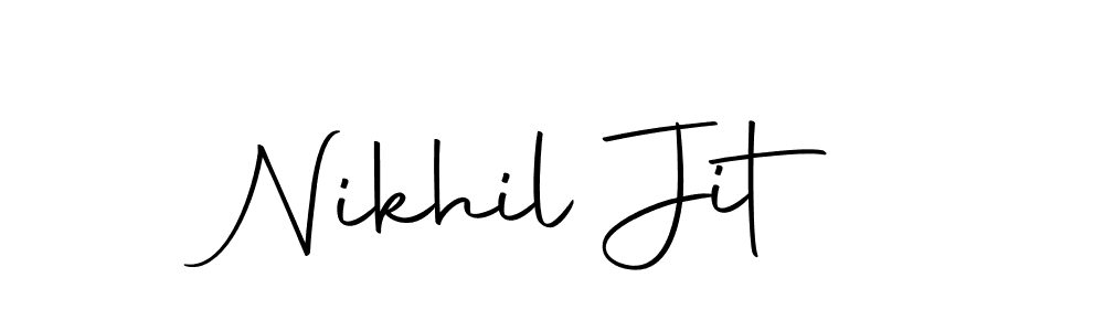 How to make Nikhil Jit signature? Autography-DOLnW is a professional autograph style. Create handwritten signature for Nikhil Jit name. Nikhil Jit signature style 10 images and pictures png