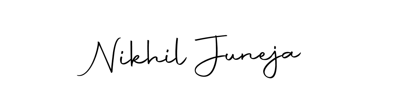 Make a beautiful signature design for name Nikhil Juneja. With this signature (Autography-DOLnW) style, you can create a handwritten signature for free. Nikhil Juneja signature style 10 images and pictures png