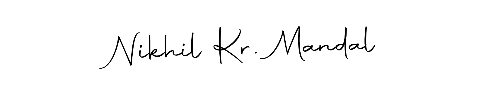 Also we have Nikhil Kr. Mandal name is the best signature style. Create professional handwritten signature collection using Autography-DOLnW autograph style. Nikhil Kr. Mandal signature style 10 images and pictures png