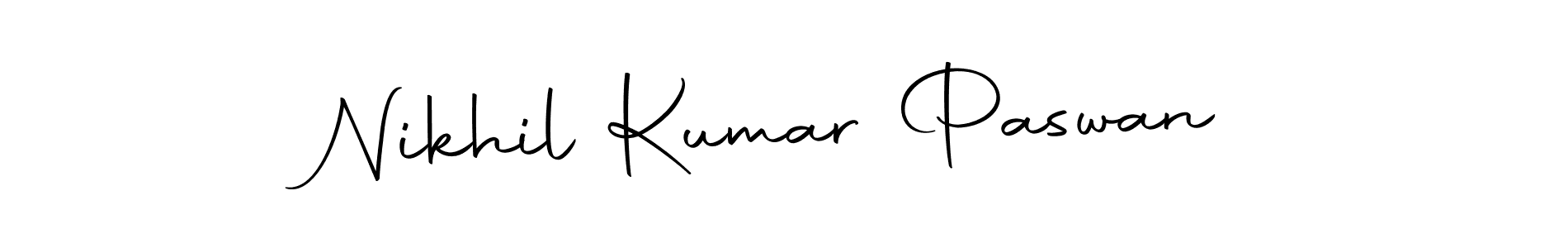 Make a short Nikhil Kumar Paswan signature style. Manage your documents anywhere anytime using Autography-DOLnW. Create and add eSignatures, submit forms, share and send files easily. Nikhil Kumar Paswan signature style 10 images and pictures png