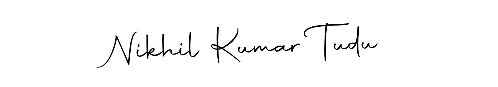 The best way (Autography-DOLnW) to make a short signature is to pick only two or three words in your name. The name Nikhil Kumar Tudu include a total of six letters. For converting this name. Nikhil Kumar Tudu signature style 10 images and pictures png