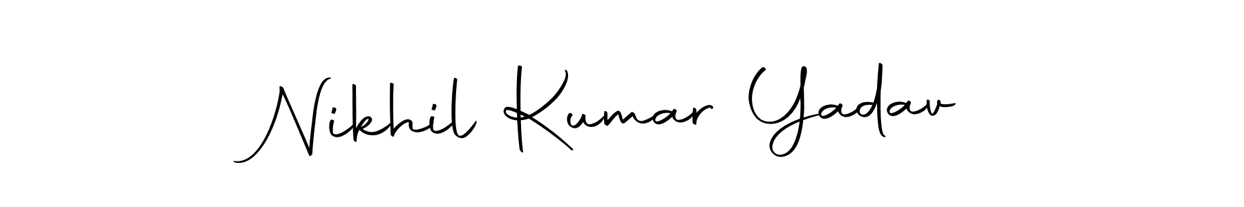 How to make Nikhil Kumar Yadav signature? Autography-DOLnW is a professional autograph style. Create handwritten signature for Nikhil Kumar Yadav name. Nikhil Kumar Yadav signature style 10 images and pictures png