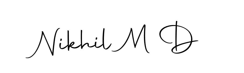 Here are the top 10 professional signature styles for the name Nikhil M D. These are the best autograph styles you can use for your name. Nikhil M D signature style 10 images and pictures png