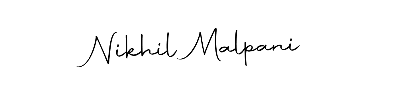 How to make Nikhil Malpani signature? Autography-DOLnW is a professional autograph style. Create handwritten signature for Nikhil Malpani name. Nikhil Malpani signature style 10 images and pictures png