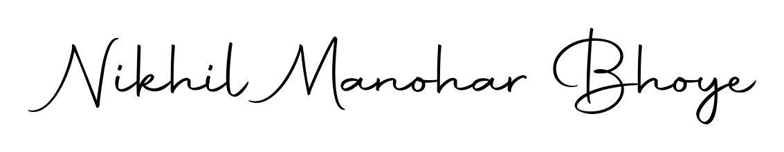 Achieve flawless digital penmanship with Nikhil Manohar Bhoye name in Autography-DOLnW font. The perfect tool for creating online signatures. Nikhil Manohar Bhoye signature style 10 images and pictures png