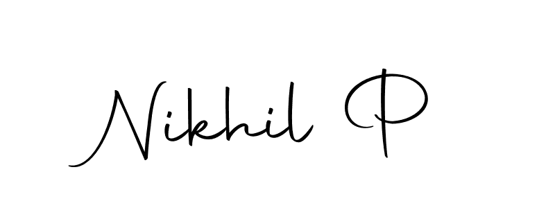 Once you've used our free online signature maker to create your best signature Autography-DOLnW style, it's time to enjoy all of the benefits that Nikhil P name signing documents. Nikhil P signature style 10 images and pictures png