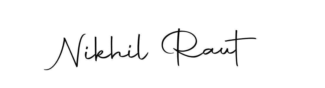 Also we have Nikhil Raut name is the best signature style. Create professional handwritten signature collection using Autography-DOLnW autograph style. Nikhil Raut signature style 10 images and pictures png