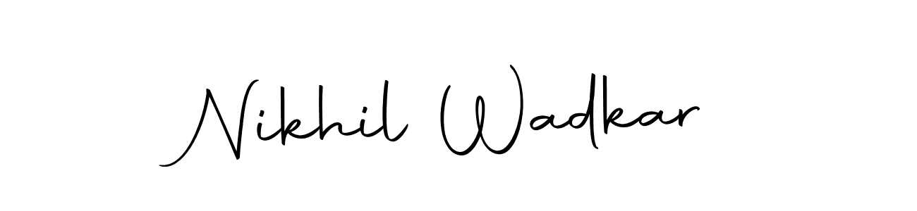 Also we have Nikhil Wadkar name is the best signature style. Create professional handwritten signature collection using Autography-DOLnW autograph style. Nikhil Wadkar signature style 10 images and pictures png