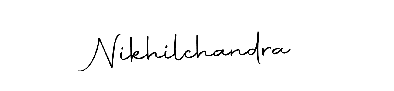 Here are the top 10 professional signature styles for the name Nikhilchandra. These are the best autograph styles you can use for your name. Nikhilchandra signature style 10 images and pictures png