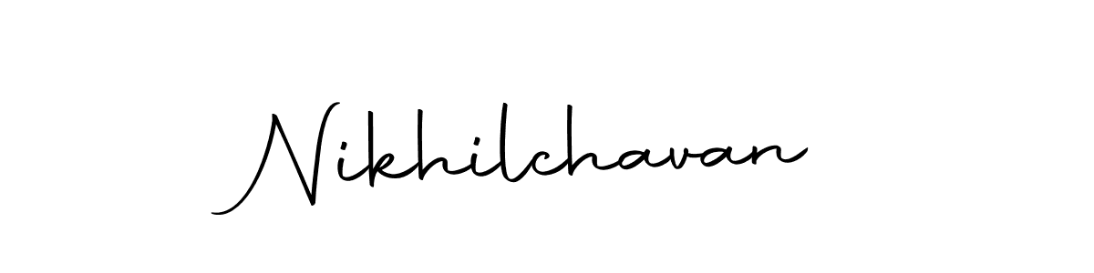 How to make Nikhilchavan signature? Autography-DOLnW is a professional autograph style. Create handwritten signature for Nikhilchavan name. Nikhilchavan signature style 10 images and pictures png
