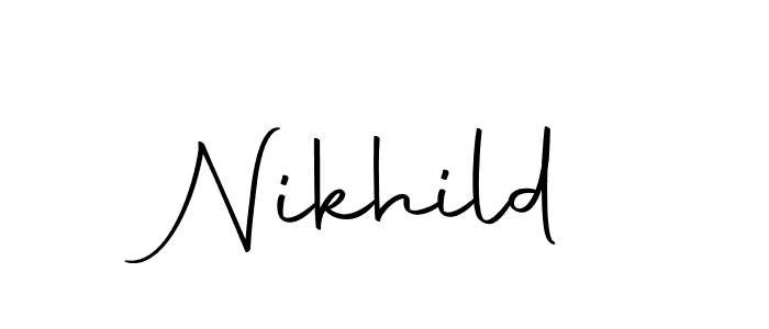 Autography-DOLnW is a professional signature style that is perfect for those who want to add a touch of class to their signature. It is also a great choice for those who want to make their signature more unique. Get Nikhild name to fancy signature for free. Nikhild signature style 10 images and pictures png