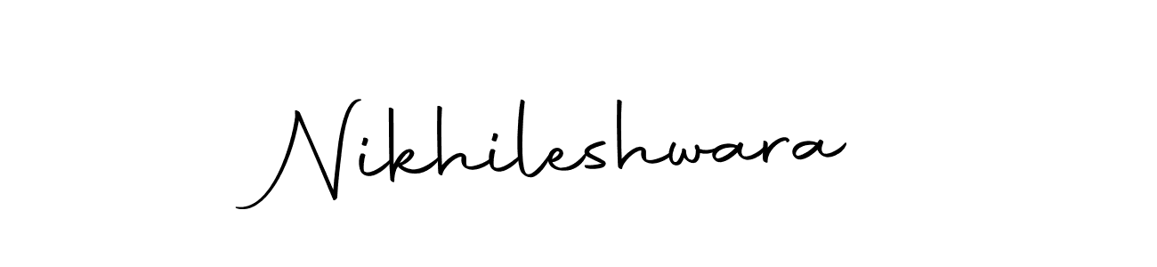 Make a beautiful signature design for name Nikhileshwara. Use this online signature maker to create a handwritten signature for free. Nikhileshwara signature style 10 images and pictures png