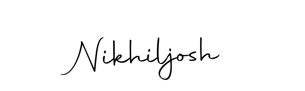 Also we have Nikhiljosh name is the best signature style. Create professional handwritten signature collection using Autography-DOLnW autograph style. Nikhiljosh signature style 10 images and pictures png