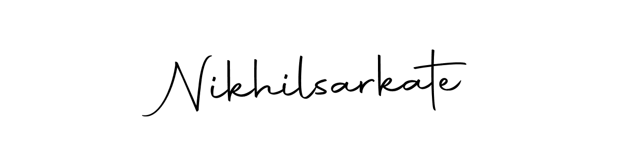 Make a beautiful signature design for name Nikhilsarkate. Use this online signature maker to create a handwritten signature for free. Nikhilsarkate signature style 10 images and pictures png