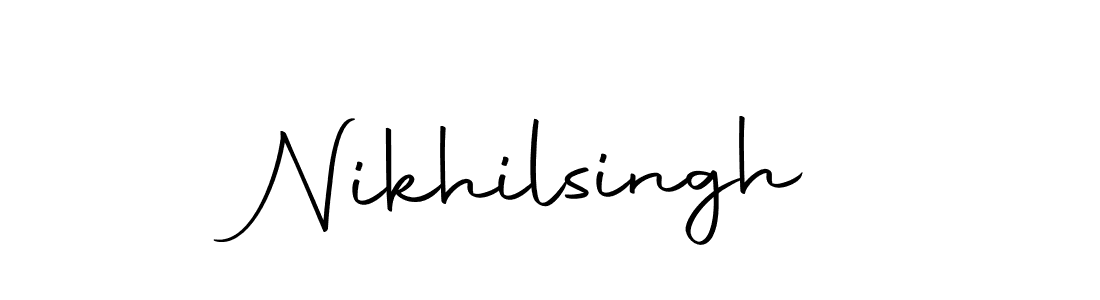 if you are searching for the best signature style for your name Nikhilsingh. so please give up your signature search. here we have designed multiple signature styles  using Autography-DOLnW. Nikhilsingh signature style 10 images and pictures png