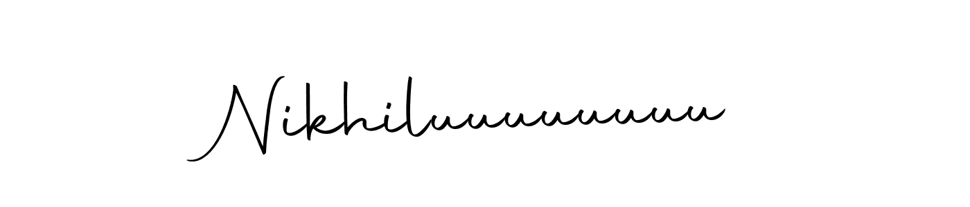Similarly Autography-DOLnW is the best handwritten signature design. Signature creator online .You can use it as an online autograph creator for name Nikhiluuuuuuuu. Nikhiluuuuuuuu signature style 10 images and pictures png