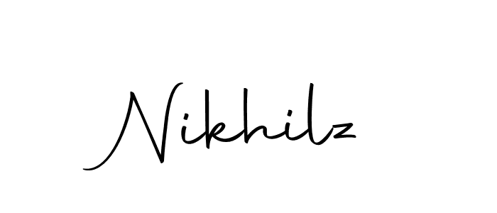 Make a beautiful signature design for name Nikhilz. Use this online signature maker to create a handwritten signature for free. Nikhilz signature style 10 images and pictures png