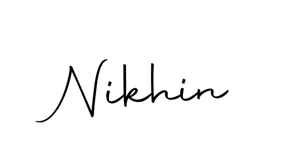 Best and Professional Signature Style for Nikhin. Autography-DOLnW Best Signature Style Collection. Nikhin signature style 10 images and pictures png