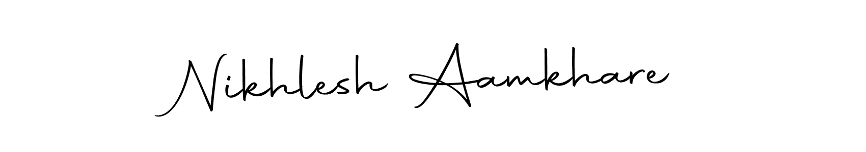 It looks lik you need a new signature style for name Nikhlesh Aamkhare. Design unique handwritten (Autography-DOLnW) signature with our free signature maker in just a few clicks. Nikhlesh Aamkhare signature style 10 images and pictures png