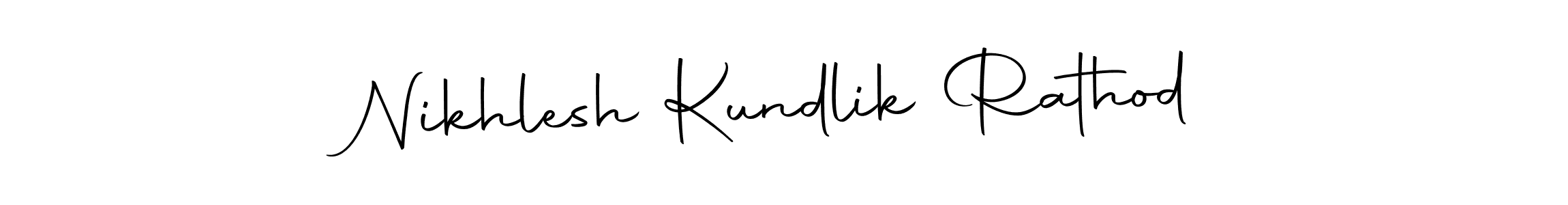 Make a short Nikhlesh Kundlik Rathod signature style. Manage your documents anywhere anytime using Autography-DOLnW. Create and add eSignatures, submit forms, share and send files easily. Nikhlesh Kundlik Rathod signature style 10 images and pictures png