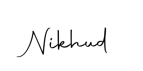 It looks lik you need a new signature style for name Nikhud. Design unique handwritten (Autography-DOLnW) signature with our free signature maker in just a few clicks. Nikhud signature style 10 images and pictures png