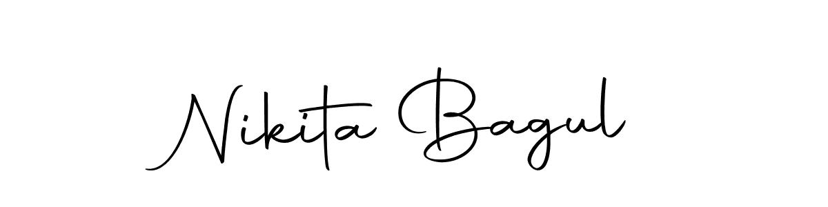 Create a beautiful signature design for name Nikita Bagul. With this signature (Autography-DOLnW) fonts, you can make a handwritten signature for free. Nikita Bagul signature style 10 images and pictures png