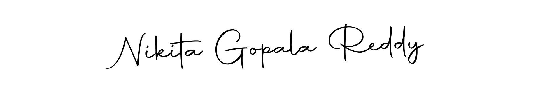 Make a beautiful signature design for name Nikita Gopala Reddy. Use this online signature maker to create a handwritten signature for free. Nikita Gopala Reddy signature style 10 images and pictures png