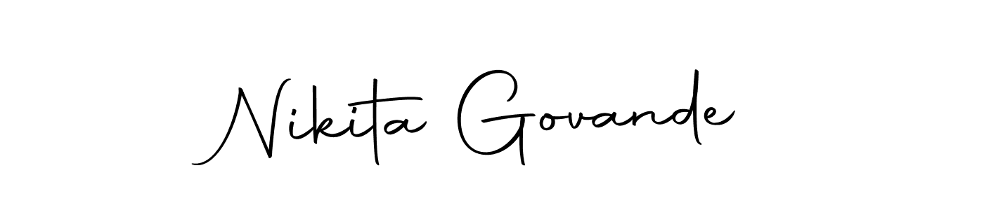 Make a beautiful signature design for name Nikita Govande. Use this online signature maker to create a handwritten signature for free. Nikita Govande signature style 10 images and pictures png