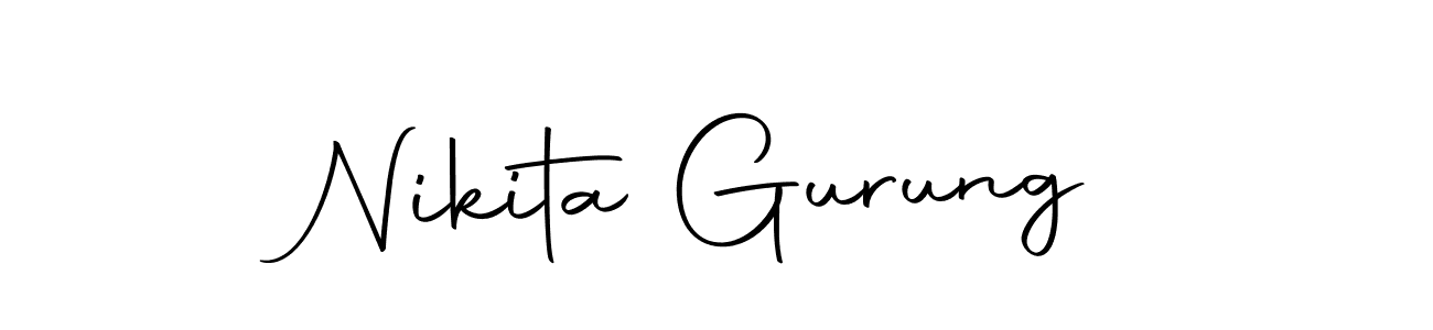 Make a beautiful signature design for name Nikita Gurung. With this signature (Autography-DOLnW) style, you can create a handwritten signature for free. Nikita Gurung signature style 10 images and pictures png
