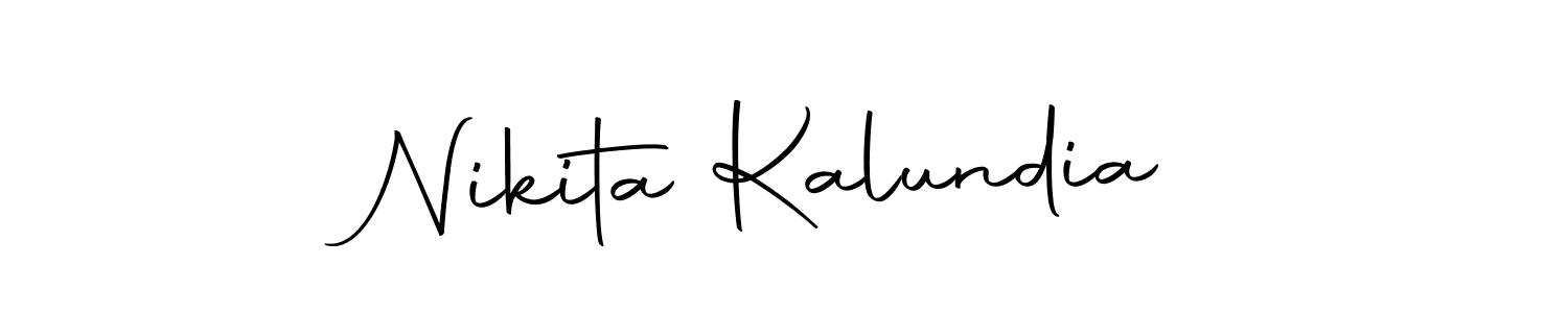 The best way (Autography-DOLnW) to make a short signature is to pick only two or three words in your name. The name Nikita Kalundia include a total of six letters. For converting this name. Nikita Kalundia signature style 10 images and pictures png