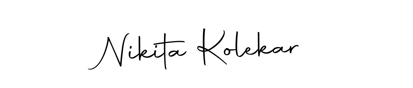 It looks lik you need a new signature style for name Nikita Kolekar. Design unique handwritten (Autography-DOLnW) signature with our free signature maker in just a few clicks. Nikita Kolekar signature style 10 images and pictures png