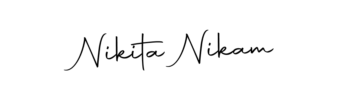 Here are the top 10 professional signature styles for the name Nikita Nikam. These are the best autograph styles you can use for your name. Nikita Nikam signature style 10 images and pictures png