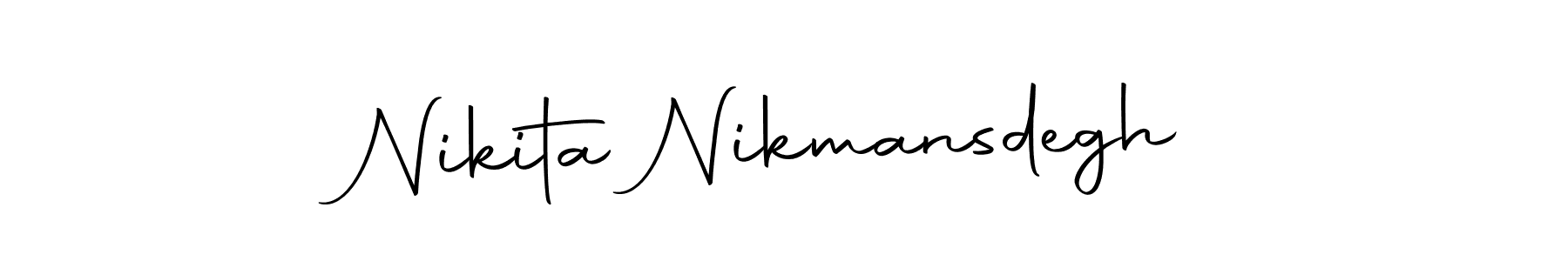 Make a beautiful signature design for name Nikita Nikmansdegh. With this signature (Autography-DOLnW) style, you can create a handwritten signature for free. Nikita Nikmansdegh signature style 10 images and pictures png