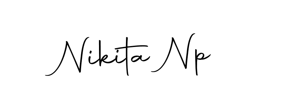 This is the best signature style for the Nikita Np name. Also you like these signature font (Autography-DOLnW). Mix name signature. Nikita Np signature style 10 images and pictures png