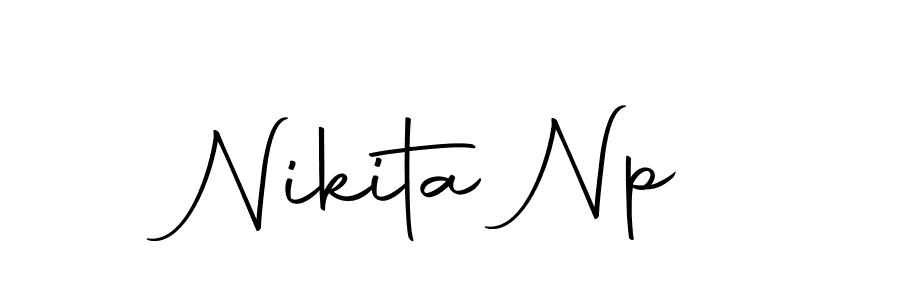 This is the best signature style for the Nikita Np name. Also you like these signature font (Autography-DOLnW). Mix name signature. Nikita Np signature style 10 images and pictures png